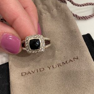 Authentic David Yurman Black Onyx Ring
